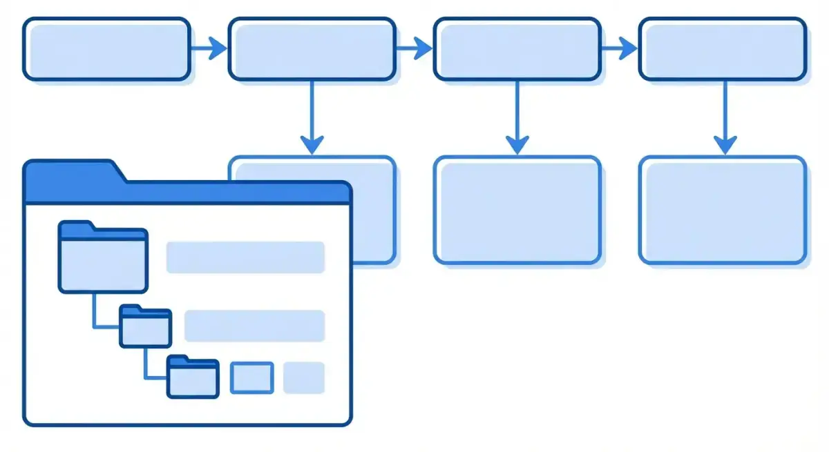 Схема naming convention для рекламных кампаний Facebook: шаблон именования с разделителями для GEO, воронки и даты