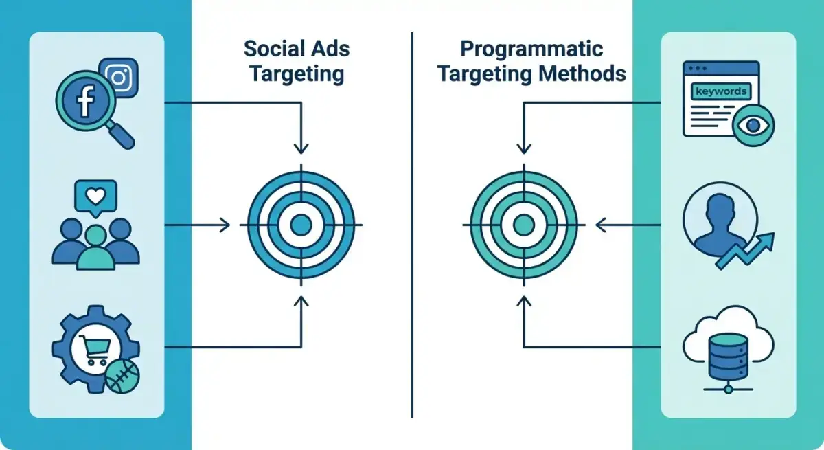 Сравнение таргетинга в социальных сетях и programmatic: интересы vs контекстуальные и поведенческие данные