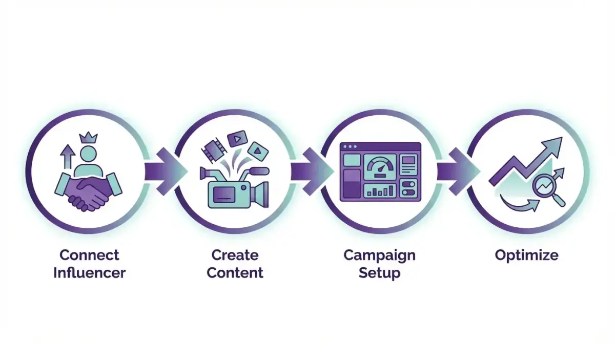 Покрокова схема налаштування branded content ads у Meta Business Manager