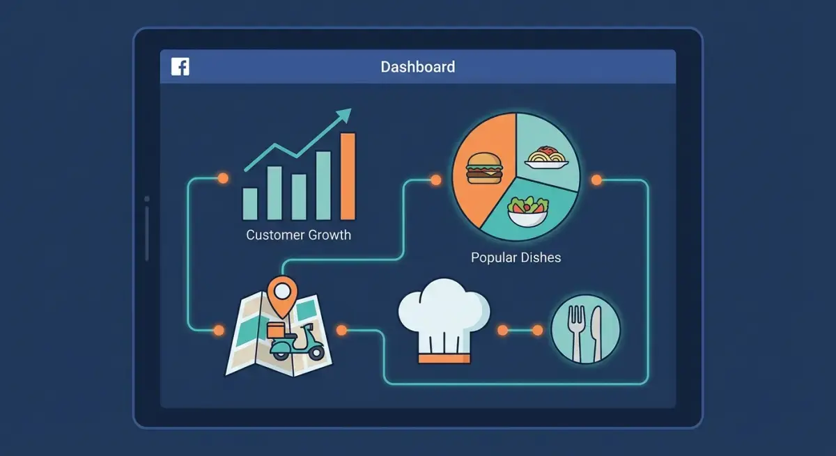 Креатив ресторана для Facebook Ads