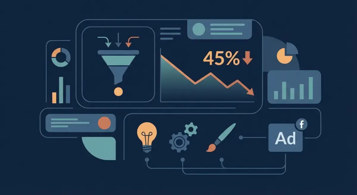Кейс 2: Лидогенерация — снижение CPA на 45% через креативы