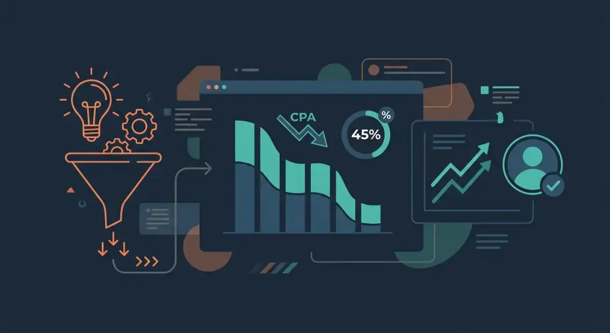 Кейс 2: Лідогенерація — зниження CPA на 45% через креативи