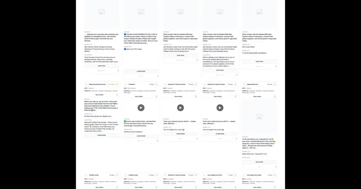 Comparison of the 7 best spy tools for affiliate marketing showing search interfaces and pricing