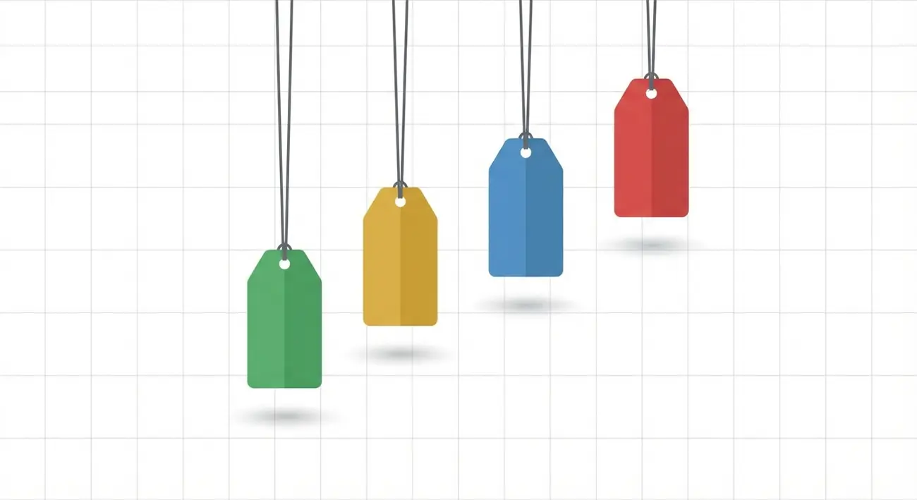 Price tags comparing different ad spy tool pricing tiers