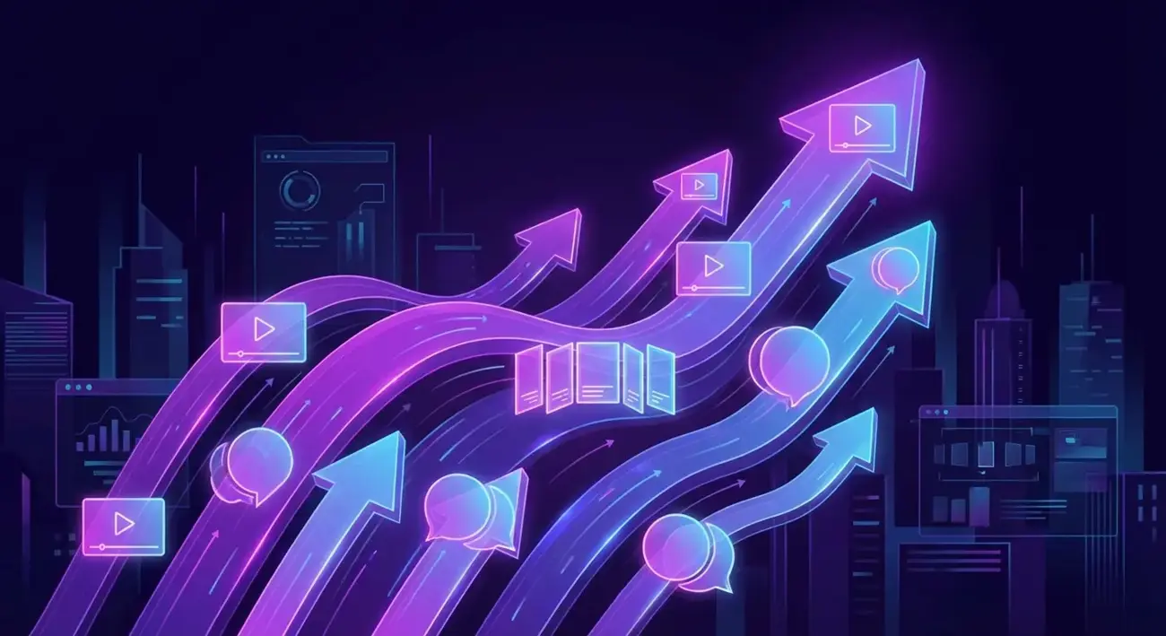 Дашборд с визуализацией трендов рекламных креативов Facebook 2026