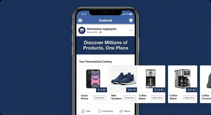 Facebook Ads для маркетплейсов и агрегаторов: как продвигать каталог товаров и услуг через Meta (2026)