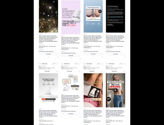 Adligator search interface with filters configured for finding affiliate marketing offers