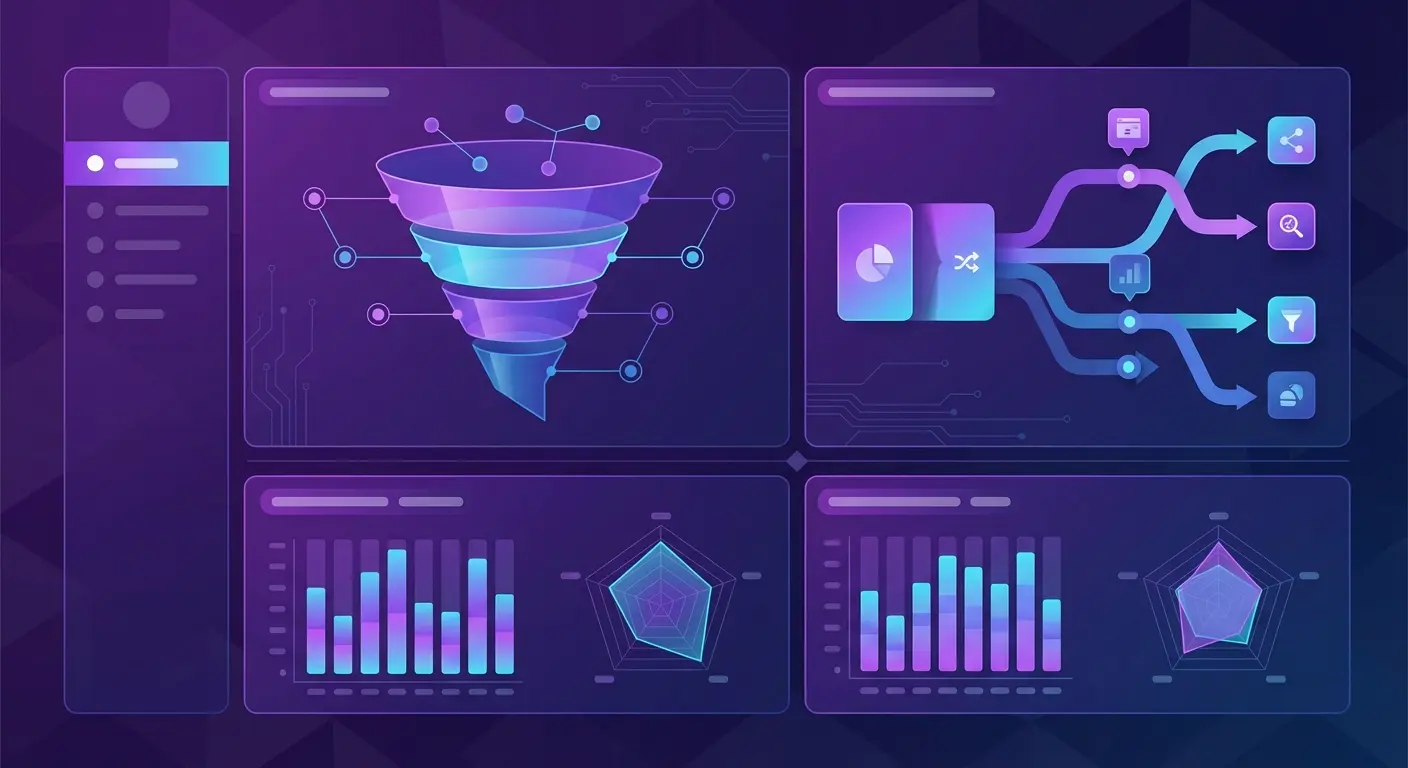 Анализ воронок конкурентов в интерфейсе Adligator