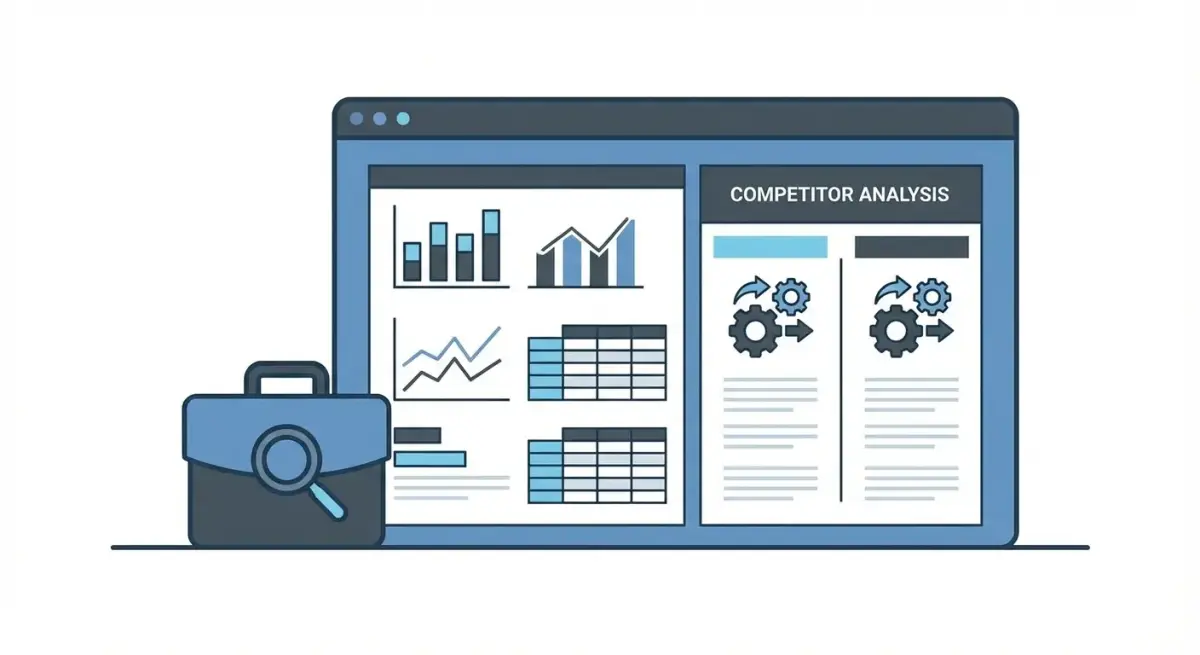 Профессиональный отчёт по конкурентной разведке с диаграммами и данными для клиента агентства