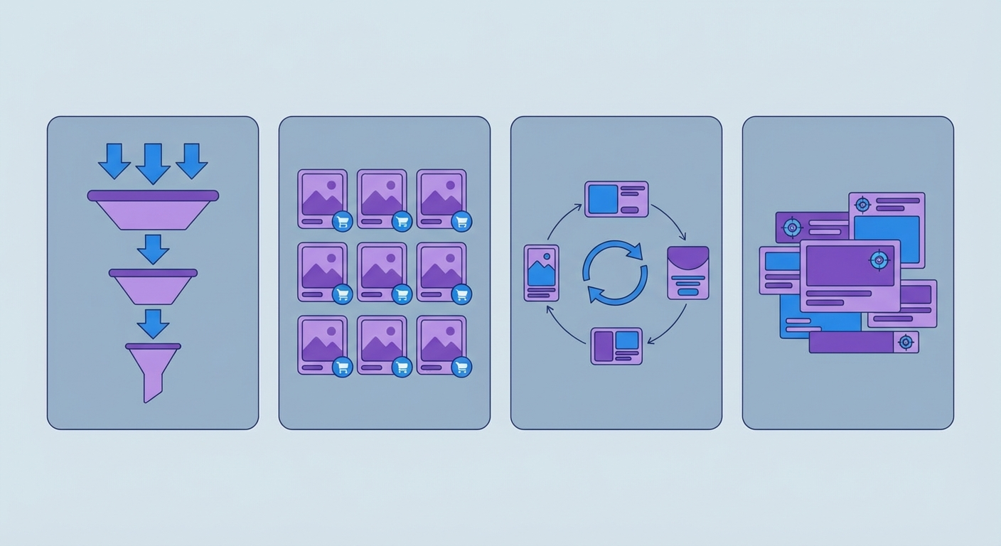 Сравнение паттернов ретаргетинговой рекламы конкурентов