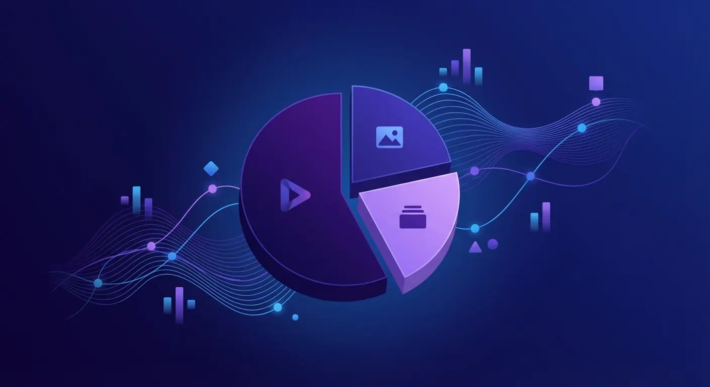 Распределение форматов рекламных креативов Facebook в 2026 году