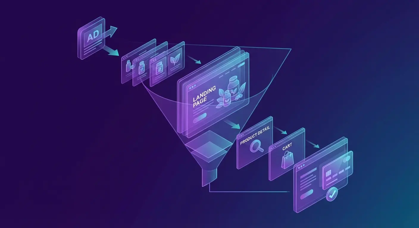 Аналіз нутра-лендингів та воронок конкурентів