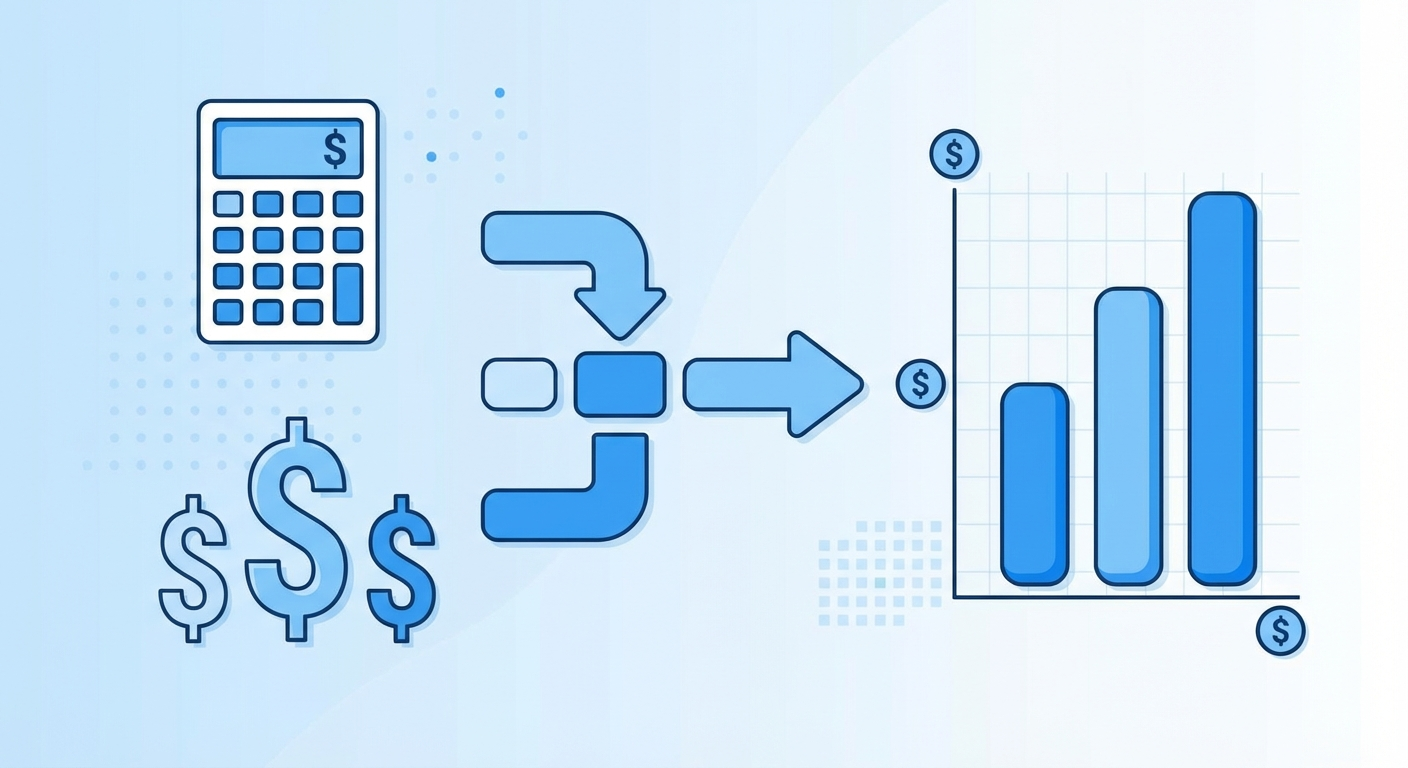 Інфографіка методу оцінки витрат конкурентів через CPC