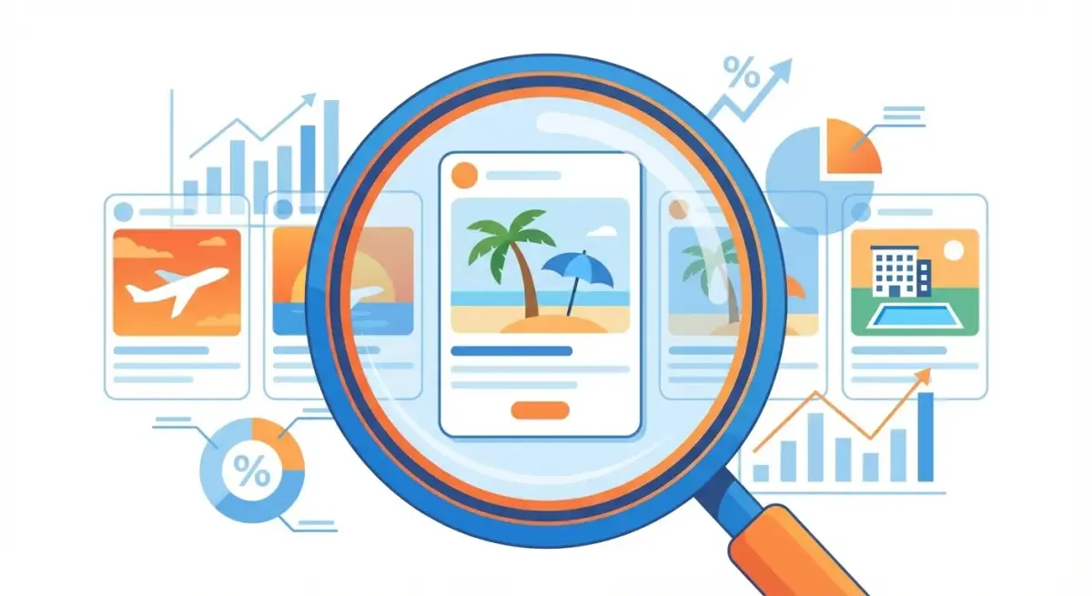 Аналіз реклами конкурентів у travel-вертикалі з використанням spy-інструментів та Facebook Ads даних